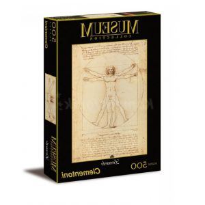 Puzzle Clementoni Museum 500el Człowiek Witruwiański